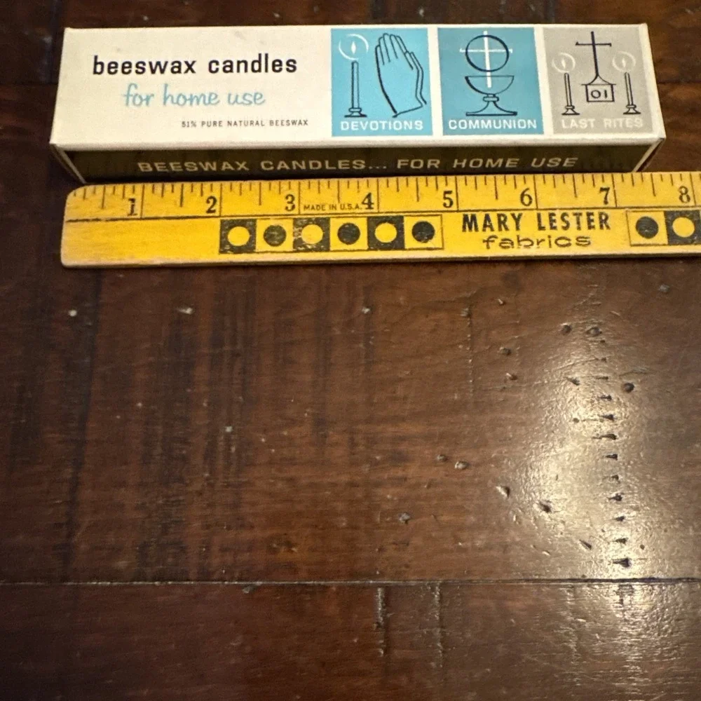 Vintage A.I. Root Medina Ohio Candle Box - Beekeeping Advertising History Sealed